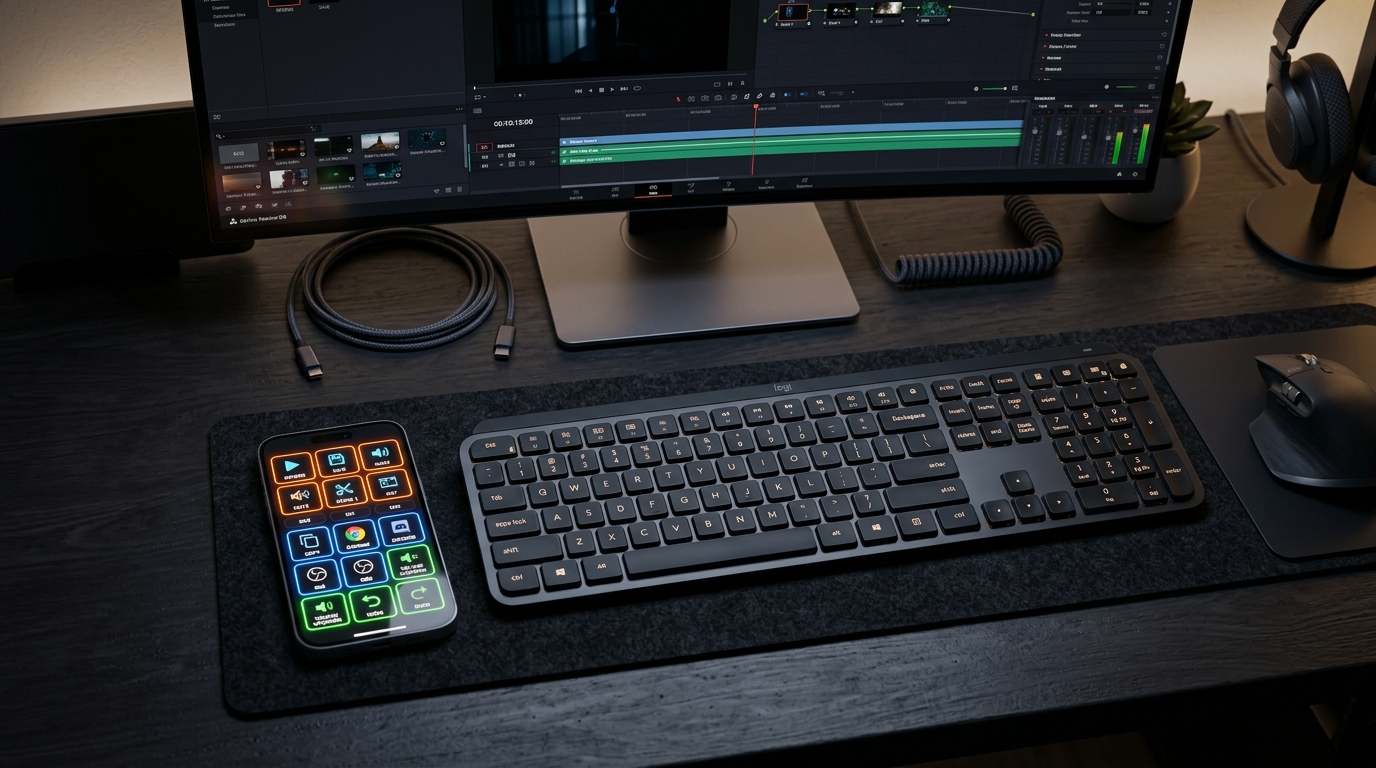不花钱的 Stream Deck：用手机控制电脑系统快捷键
